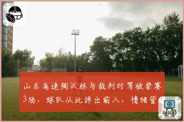 山东高速陶汉林与裁判对骂被禁赛3场，球队从此掉出前八，情绪管理成致命短板